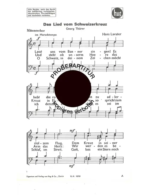 Lied vom Schweizerkreuz